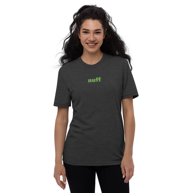 nuff unisex recycled t-shirt