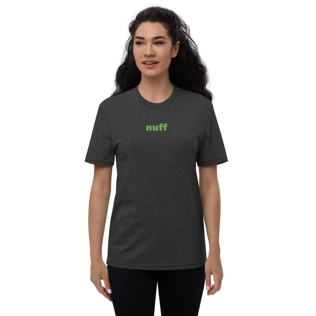 nuff unisex recycled t-shirt