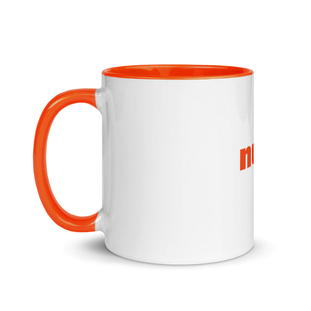 nuff orange mug with Color Inside