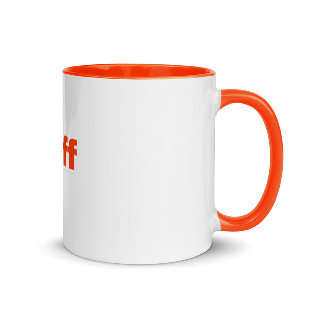 nuff orange mug with Color Inside