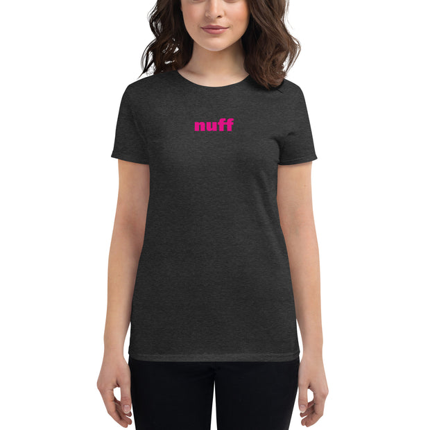 Women's charcoal short sleeve t-shirt